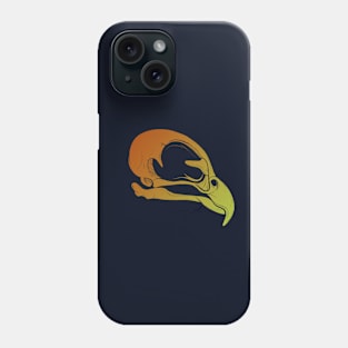 crow skull Phone Case