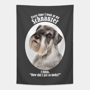 Lucky Schnauzer Tapestry