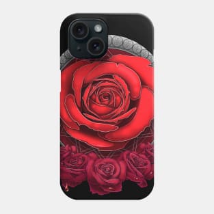 Gothic Red Rose Phone Case