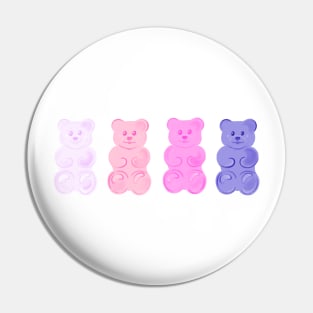 Gummy Bear - pink colors Pin