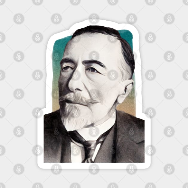 Polish-British Joseph Conrad illustration Magnet by Litstoy 