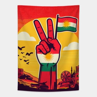 Biji kurdistan Peace and freedom Tapestry