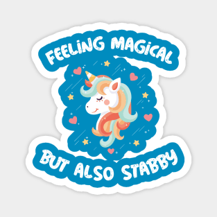 feeling magical but also stabby Magnet