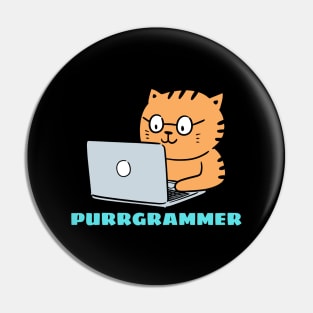 Purrgrammer | Cute Programmer Pun Pin