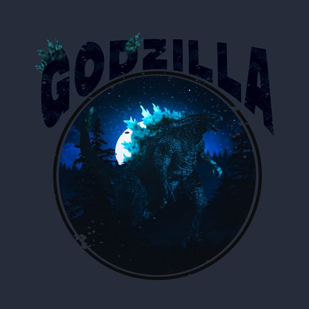 the kaijuu god zilla grunge by nowsadmahi