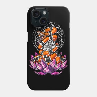 Eye Of Horus Lotus Phone Case