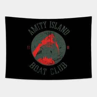 SHARK BOAT CLUB - NEW ENGLAND EST.1975 Tapestry