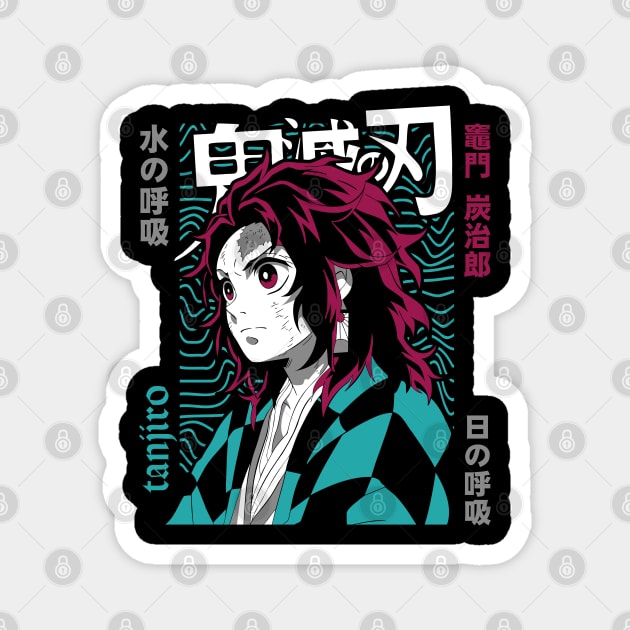 Kamado Tanjiro - Kimetsu no Yaiba Magnet by Otaku Vibes