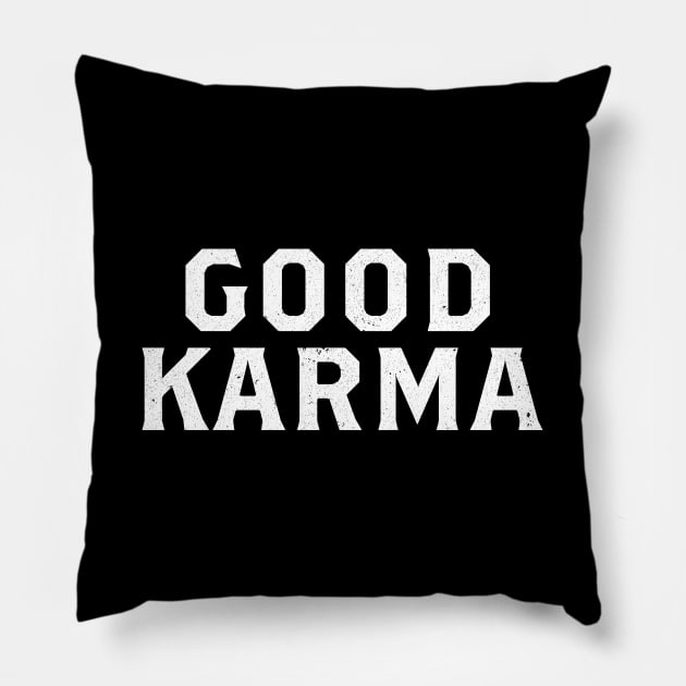 Good Karma Spirituality Yoga Pillow by Fenn