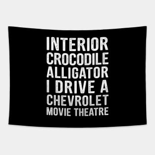 MEME INTERIOR CROCODILE ALLIGATOR FUNNY Tapestry