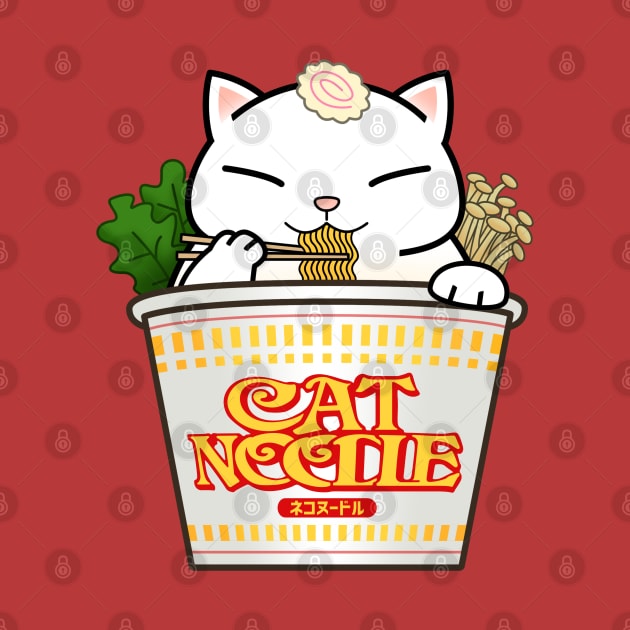 Chubby Cat Cup Noodle by Takeda_Art