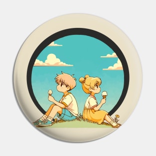 Ice Cream Under The Sky Pin