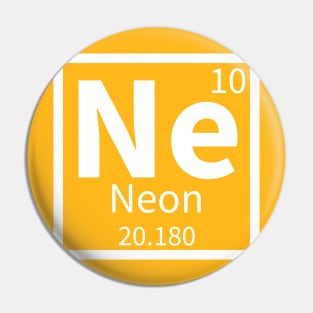 Neon — Periodic Table Element 10 Pin