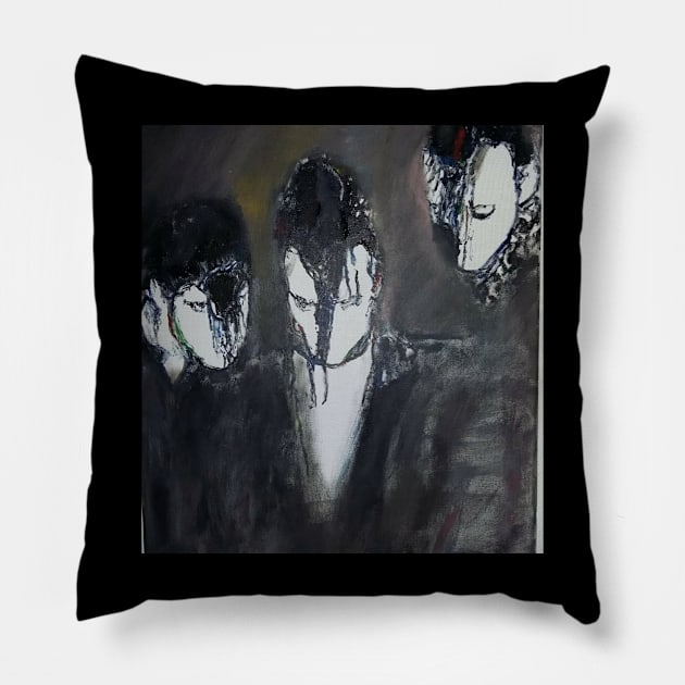 Misfits Pillow by Mike Nesloney Art
