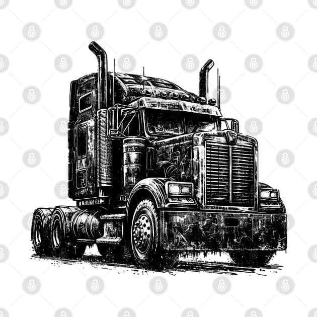 Truck Tractor by Vehicles-Art