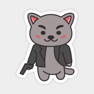 Mafia Cat Magnet