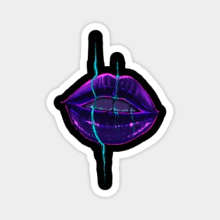 Neon Lips Magnet