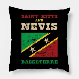 Flag of Saint Kitts and Nevis Pillow