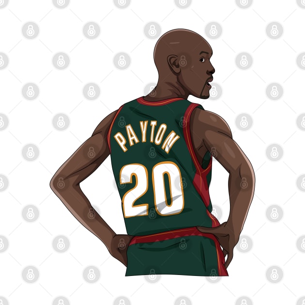 Gary Payton by xavierjfong