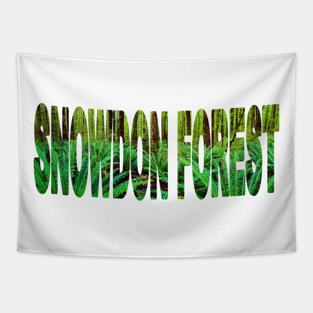 SNOWDON FOREST - South Island New Zealand Fangorn Tapestry by TouristMerch