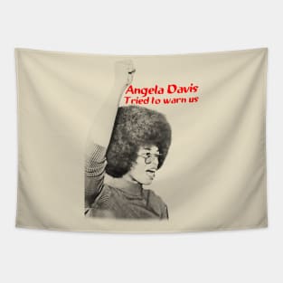 angela davis visual art Tapestry