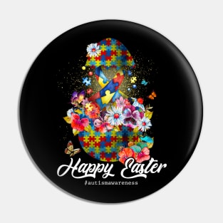 Happy Easter Autism Awareness Pin