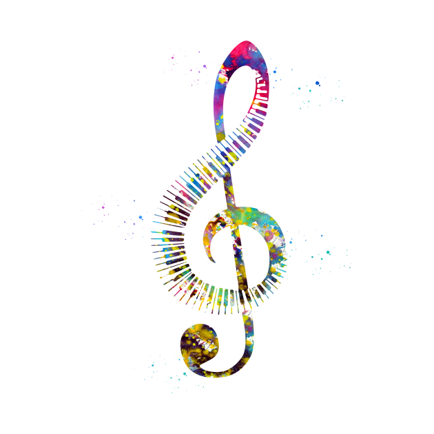 Musical note by erzebeth