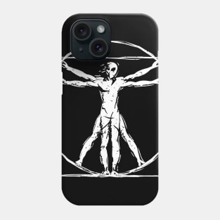 Da Vinci Vitruvian Alien Man Phone Case