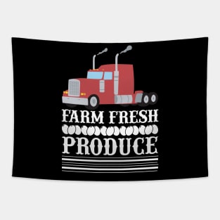 Farm Fresh Produce T Shirt For Women Men Tapestry