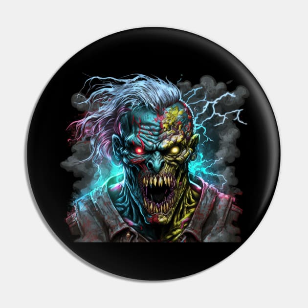 The Cursed of God Thunder - Killer Storm Pin by HijriFriza