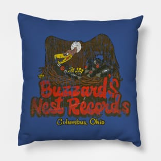 Buzzard's Nest Records // 70s Vintage Pillow