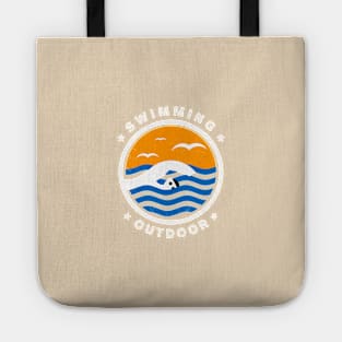 swimming outdoor freestyle Tote