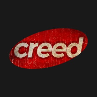 Creed - simple red elips vintage T-Shirt