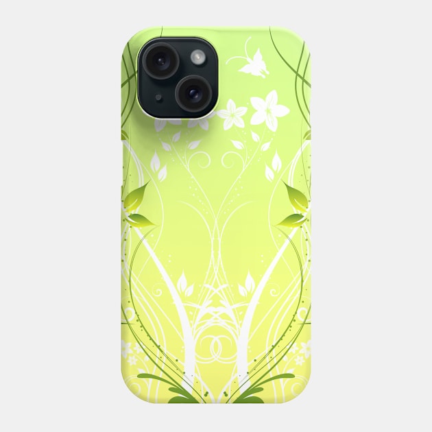 Flower Pattern 3 Phone Case by Danion