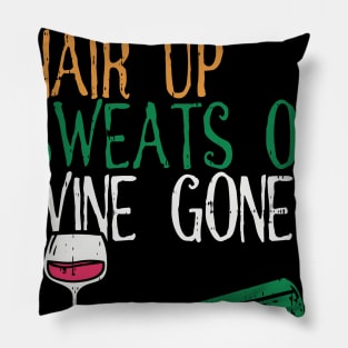 WINE: Bra Off Hair Up Pillow