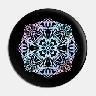 Pastel colored Mandala Pin