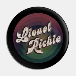 retro vintage circle Lionel Richie Pin