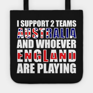 Australia Sports Supporter England Joke Funny Tote