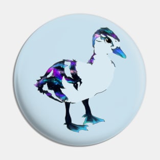 Galaxy Duck Pin