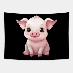 Baby Pig Tapestry