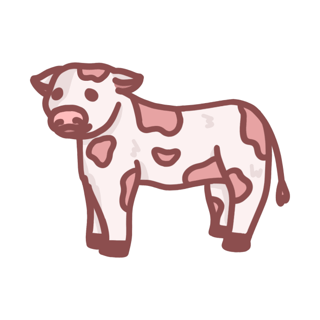 Strawberry Cow by Reeseworks