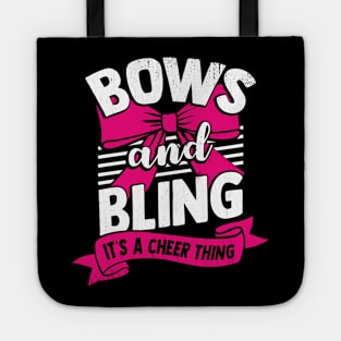 Bows And Bling It's A Cheer Thing Cheerleader Gift Tote