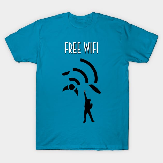 Free Wifi - - T-Shirt | TeePublic