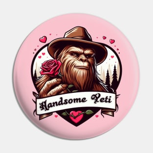 Handsome Yeti Pin