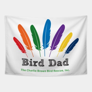 CB bird dad - black type Tapestry