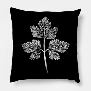 Parsil Leaf Imprint Pillow