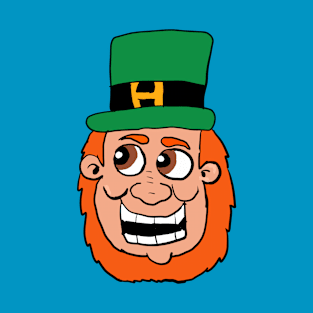 Cartoon Leprechaun head 8 T-Shirt