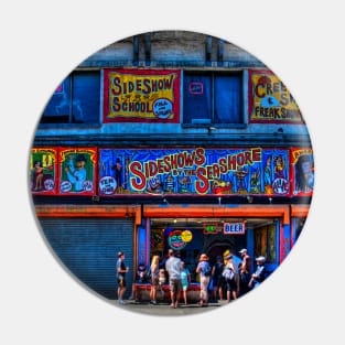 Sidestreet Sideshows, Freaks, Geeks and Creeps at Coney Island, New York Pin