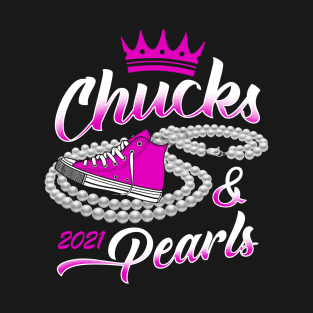 Chucks And Pearls 2021 Kamala Harris T-Shirt