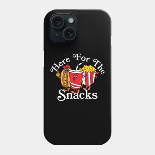 Here For The Snacks Phone Case